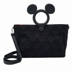 NEW Loungefly Disney Mickey Mouse Silhouette Handle Tote Crossbody Bag Purse